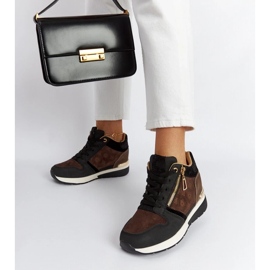 D/GMR Sorte Knoxville wedge sneakers 2