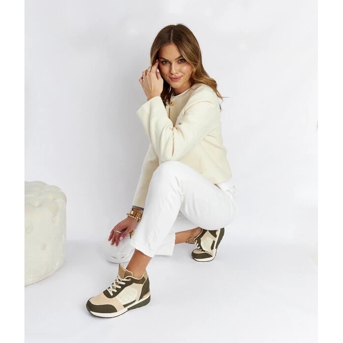 D/GMR Green Chestnut wedge sneakers grøn 2