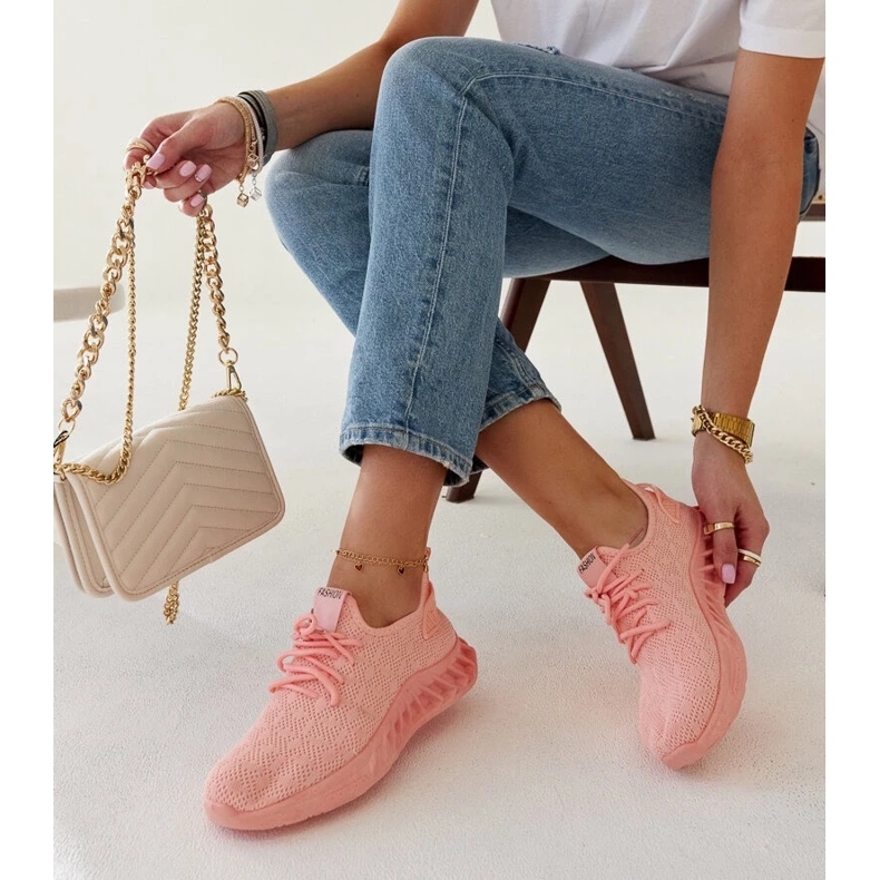 D/GMR Pink Mira stof sneakers lyserød 1