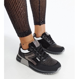 D/GMR Sorte platform sneakers med Mauli rhinestones 2