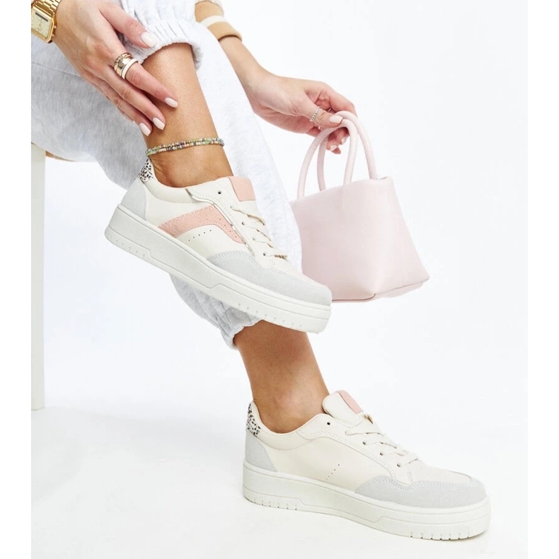 D/GMR Hvide Walda platform sneakers beige 1
