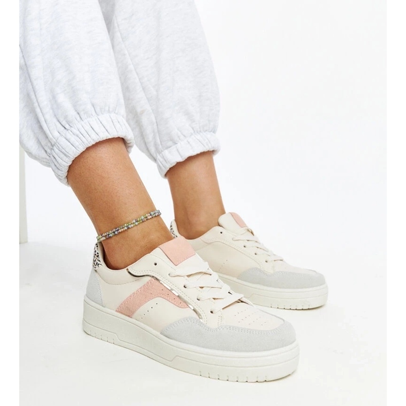 D/GMR Hvide Walda platform sneakers beige 2