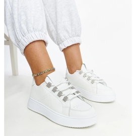 D/GMR Hvide sneakers med tyk Walida-sål 2