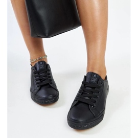 D/GMR Sorte øko-læder sneakers Luz 2