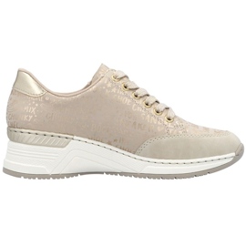 Sneakers på en kile Rieker N4316 Zlotys gylden 1