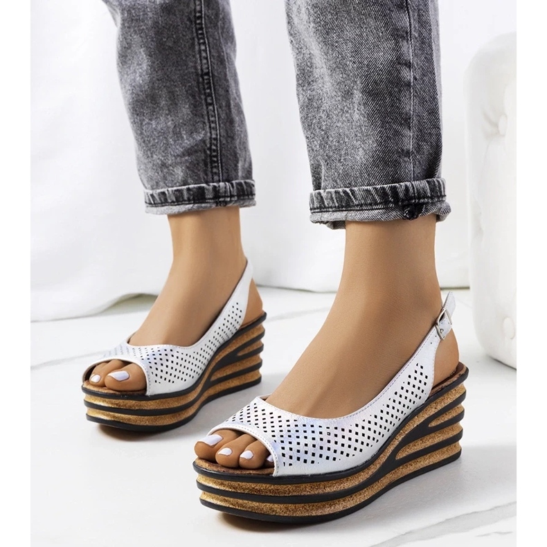 D/CEO Sølv espadriller på Griner wedge 1