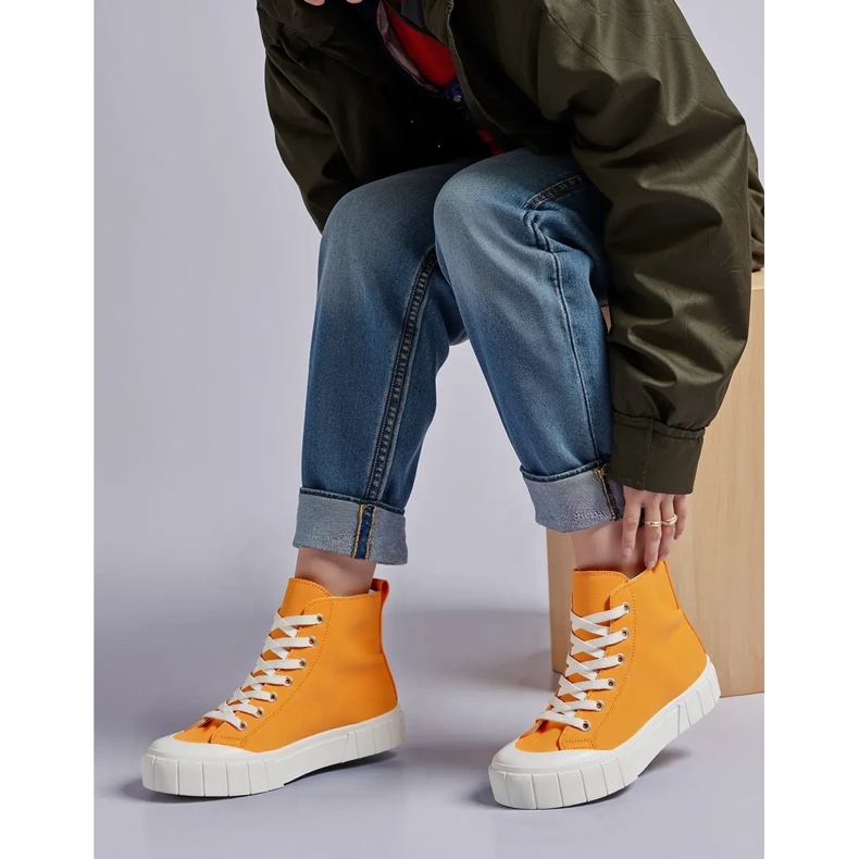 Kvinders Arvel Orange sneakers 1