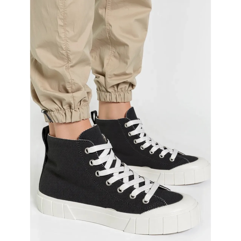 Kvinders arvel sorte sneakers 2