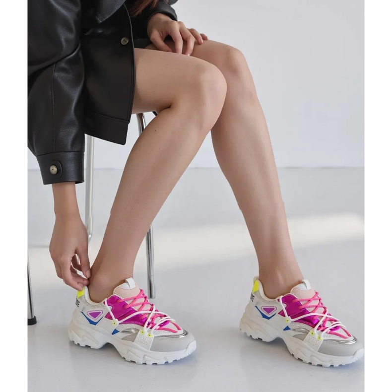 Kvinders sneakers zelora rose rød flerfarvet 2