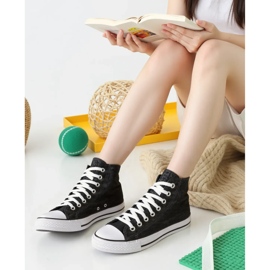 Kvinders ravn sorte sneakers 1