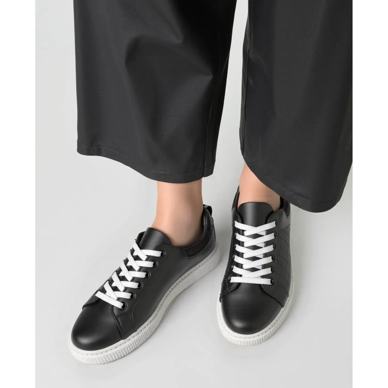 Kvinders sneakers veltor sort 1