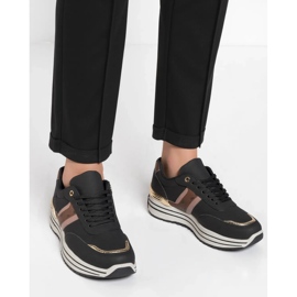 Kvinders Veloxa sorte sneakers 2