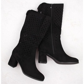 M.Daszyński Openwork Boots M. Daszyński i SAN43A sort 1