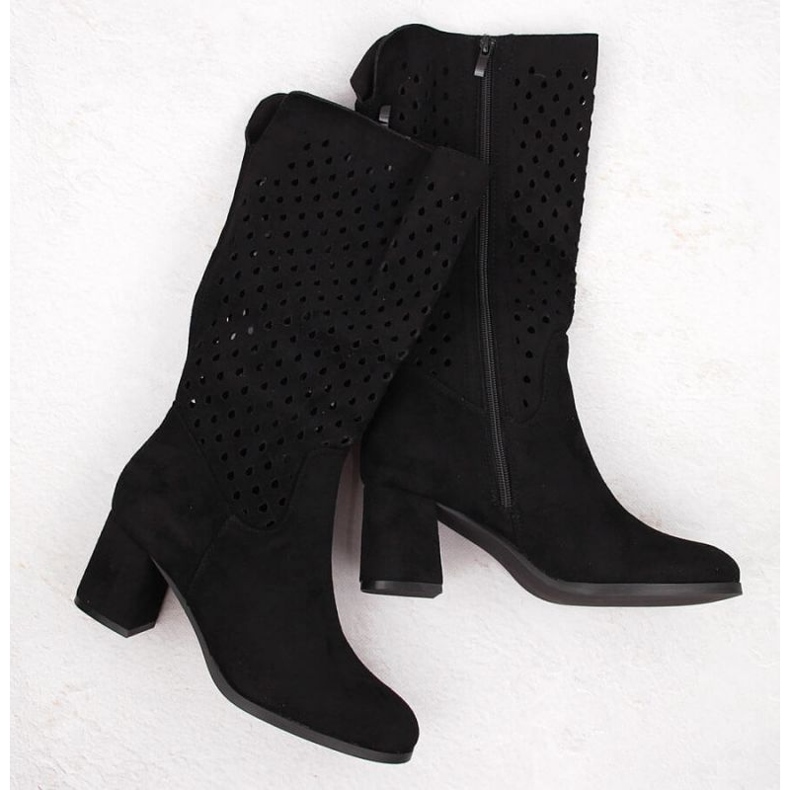 M.Daszyński Openwork Boots M. Daszyński i SAN43A sort 1