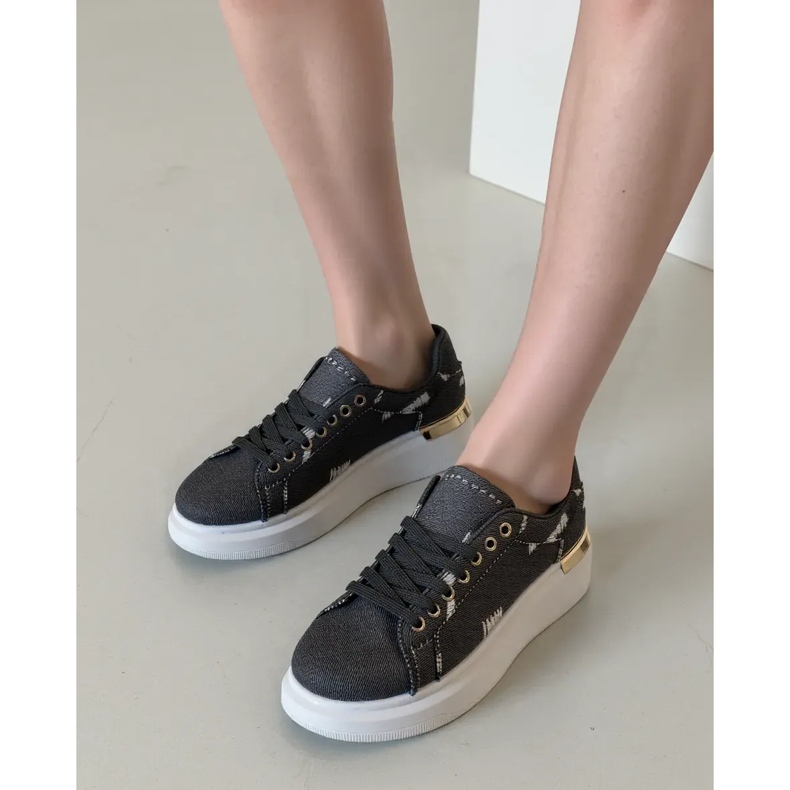Kvinders sneakers Loren Black sort 2
