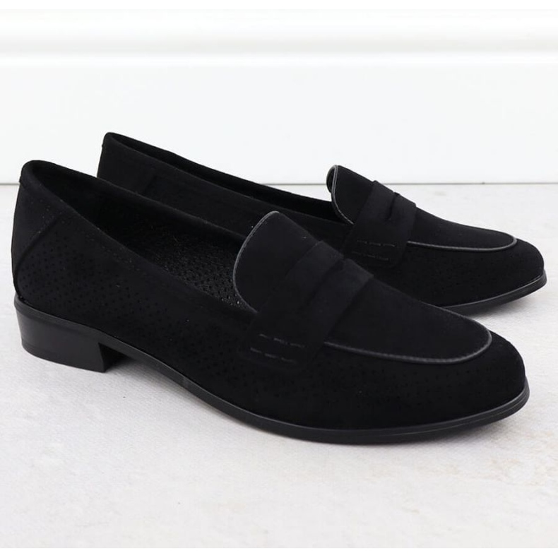 Lords Potocki Suede sko SZ12585 Sort 2