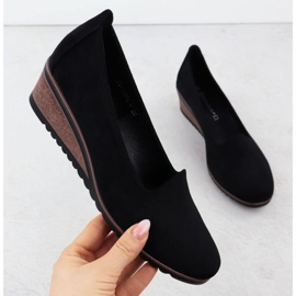 Sko til en Wedge Potocki SZ12276 Sort 1