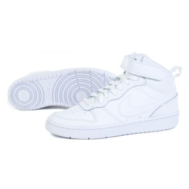 Nike Court Borough Mid 2 (GS) CD7782-100 Hvide sko 1