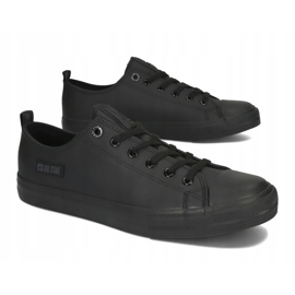 Big Star Mænds sneakers store stjerne KK174009 sorte sko 2
