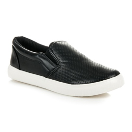 Openwork Slipons sort 2