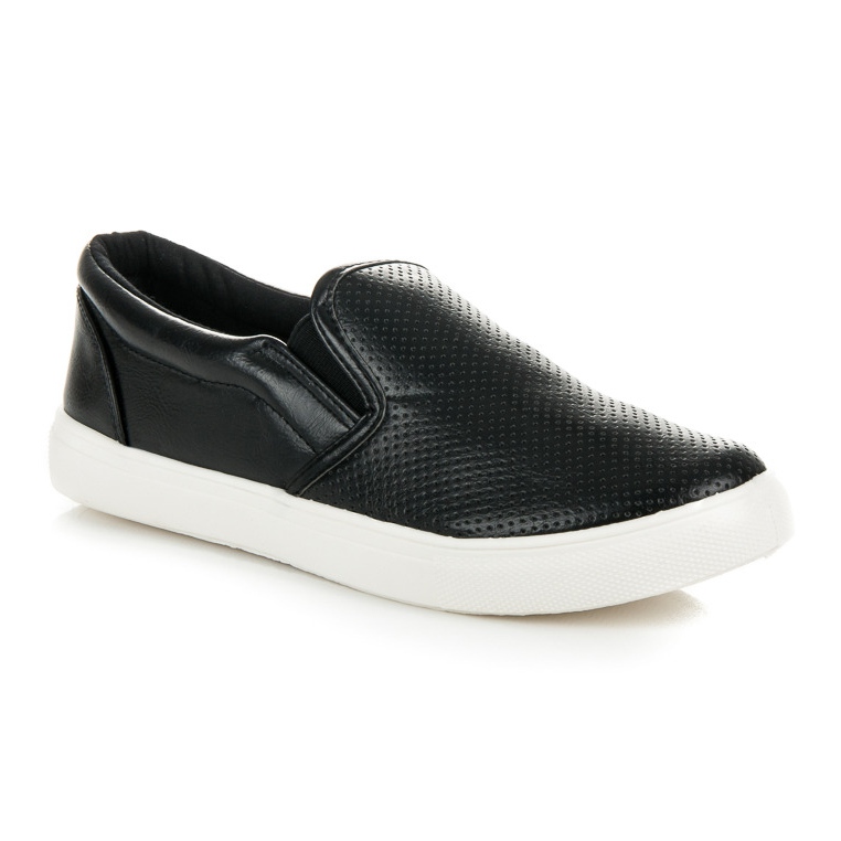 Openwork Slipons sort 2