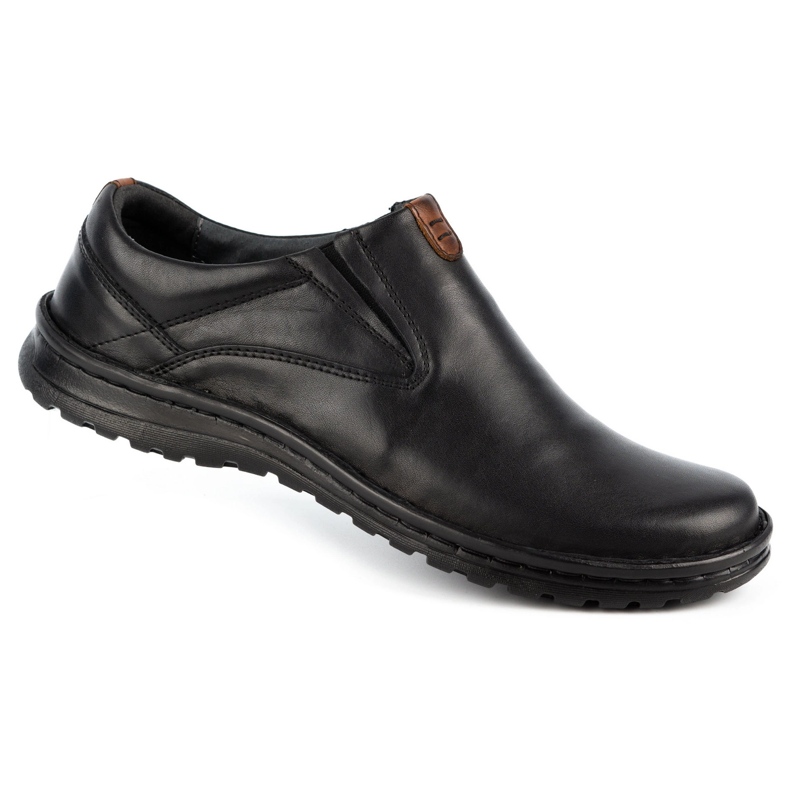 Kampol Herre slip-on sko 12KAM sort 1