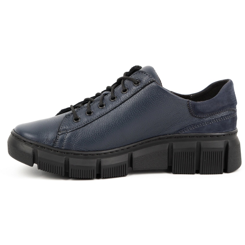 WASAK Damesko læder sneakers 0663W marineblå 2
