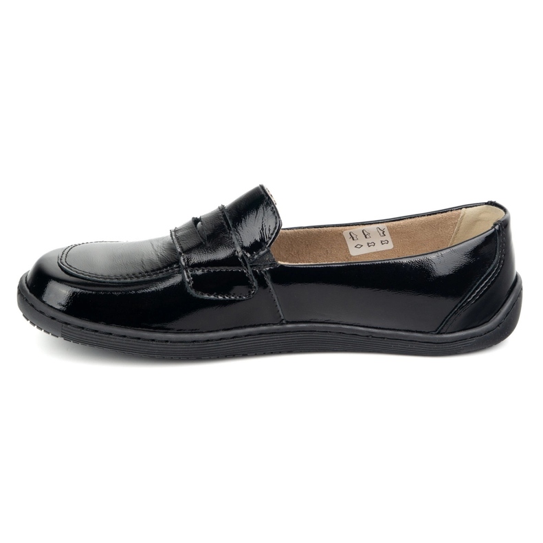 Olivier Barfodet elegant kvinders minimalistiske læder loafers 1280 sort 1