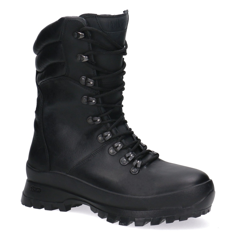 Læder Trekking-Myśliwskie Pollonus Black 6-0124-001 Basior sort sort 1