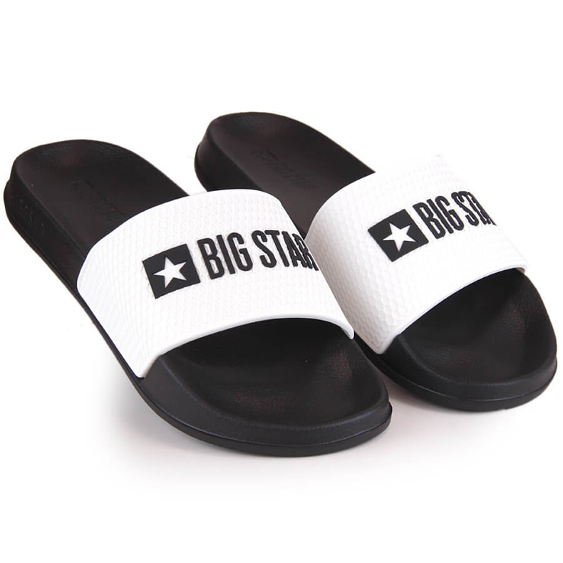 Hvide sportsflip-flops til mænd Big Star JJ174506 1