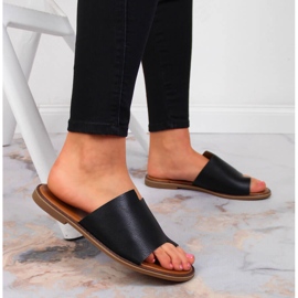 Jezzi sorte flip-flops til kvinder 2