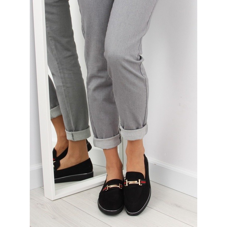 Sort Dame loafers S0-204 sort 1