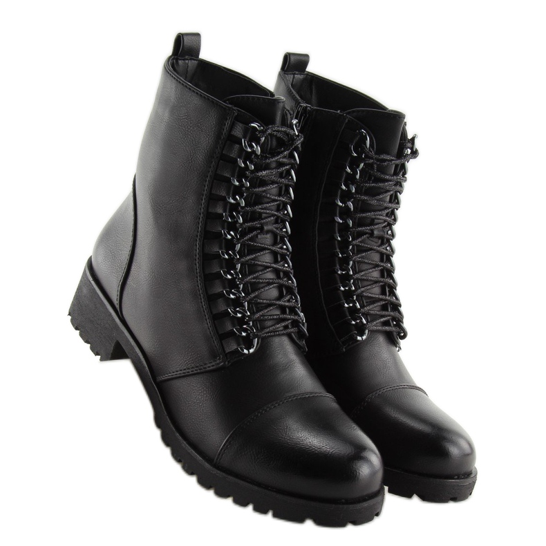Sorte Workery støvler A89626 sort 1