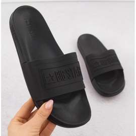 Kvinders flip flops til Big Star OO274044 Sort 7