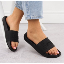 Kvinders flip flops til Big Star OO274044 Sort 8