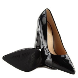 Sorte Pumps højhælede sorte FM4096 Sort 2