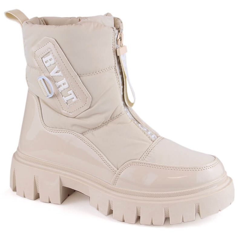 Isolerede snestøvler med lynlås til kvinder, beige Filippo DBT4960 1