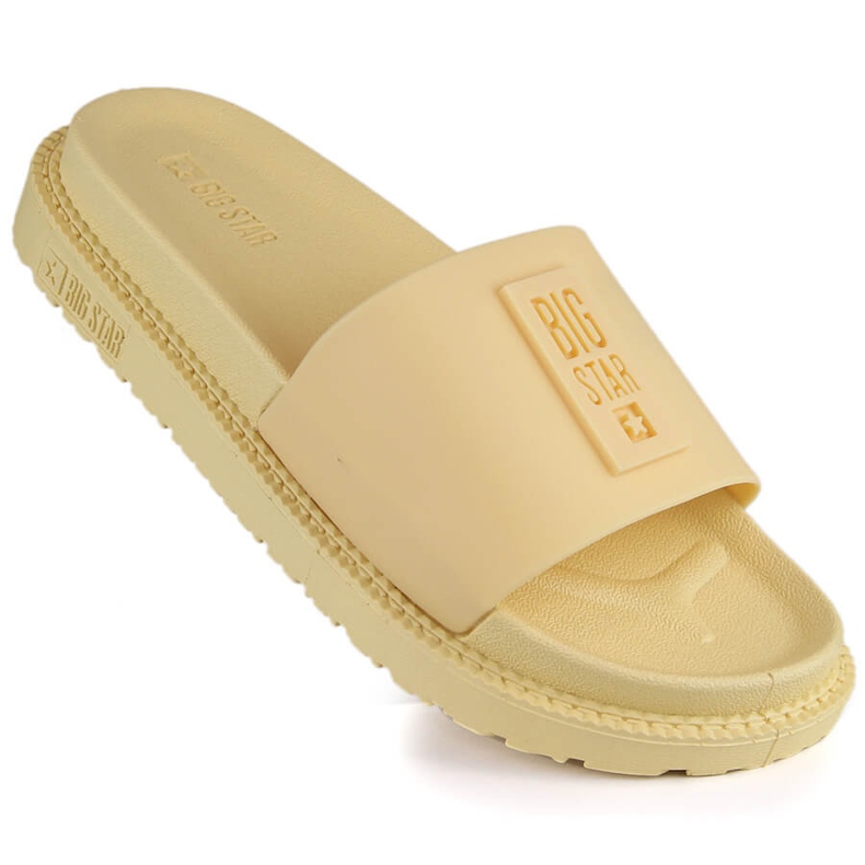 Gule platformsflip-flops til kvinder Big Star LL274427 1