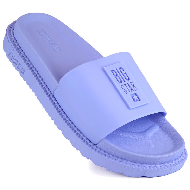 Blå platformsflip-flops til kvinder Big Star LL274431 1
