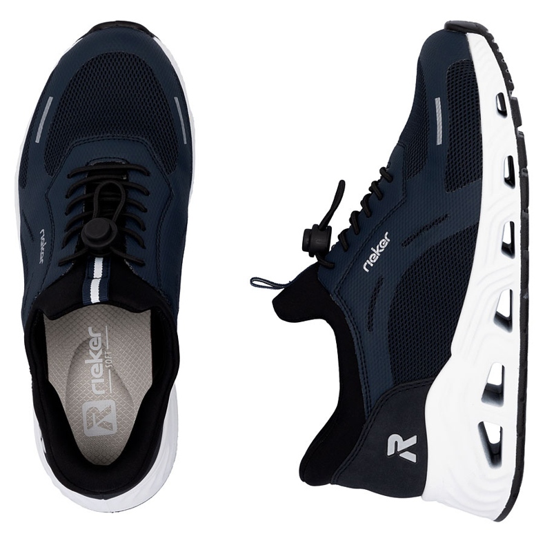 Kvinders sportssko Navy Blue Rieker N5257-14 blå 2