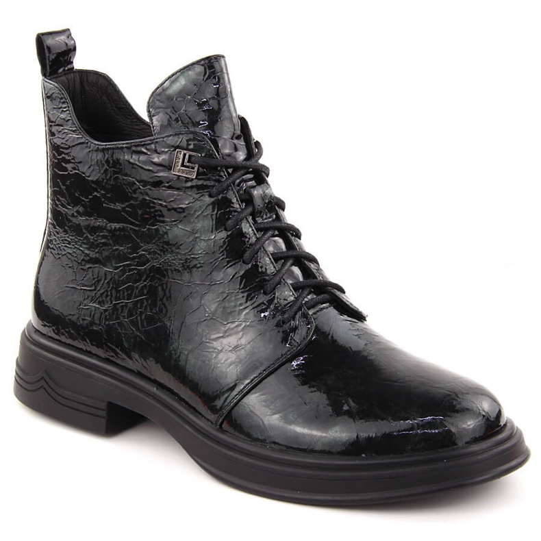 Dame ankelstøvler grøn D&amp;A S.Barski Premium Collection LZ42-042 1