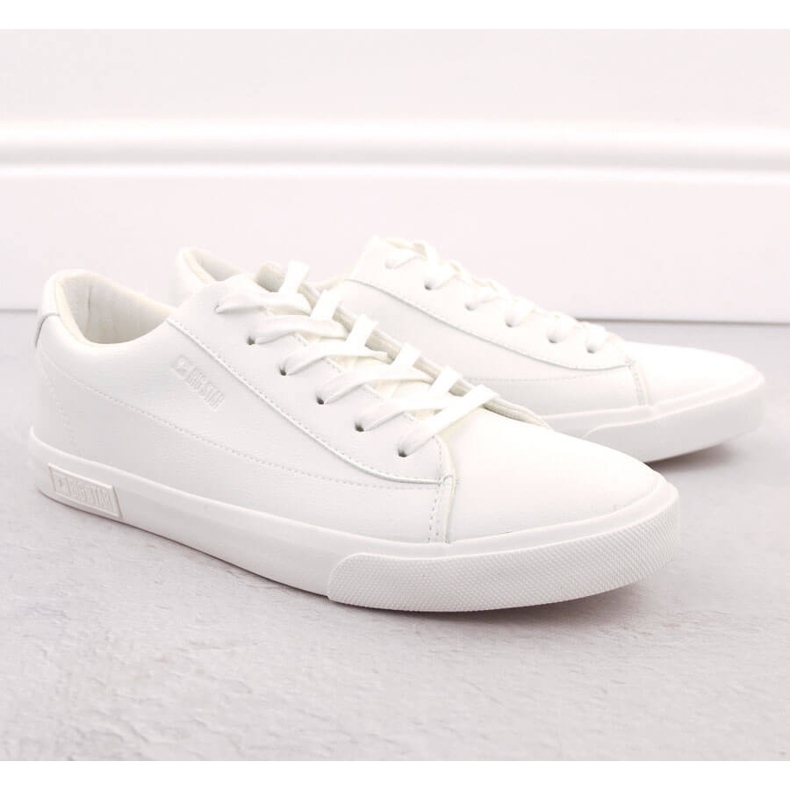 Herresneakers lavet af økologisk læder, hvid Big Star NN174250 1