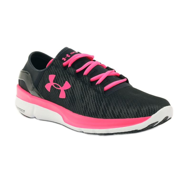 Under Armour Speedform Turbulence løbesko sort lyserød 1
