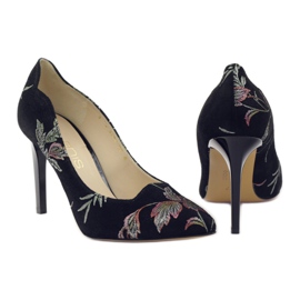 Anis Pumps On A Pin Broderi 4566 sort 3