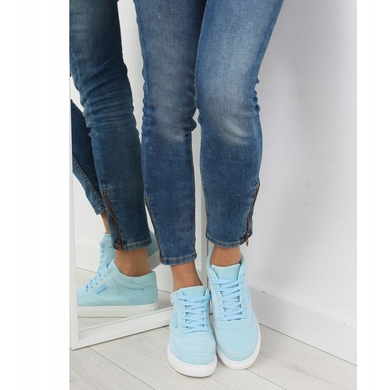 Blå ruskindssneakers til kvinder NB171P Blå 1