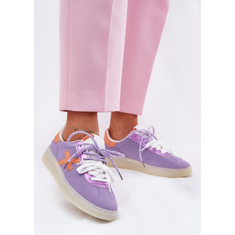 Lav kvinders violette sportssko lilla 2
