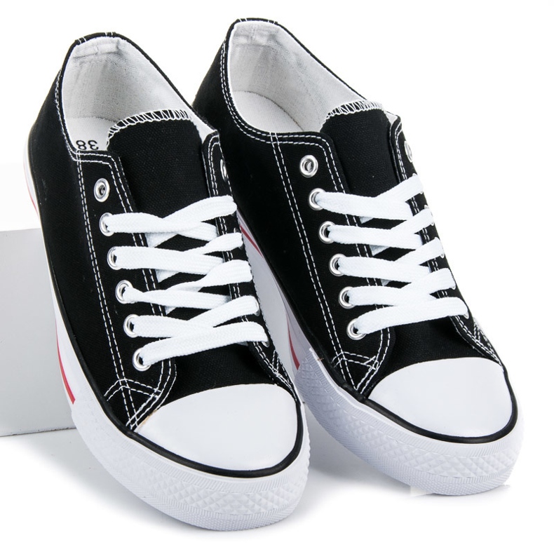 Sorte mckeylor sneakers hvid 1
