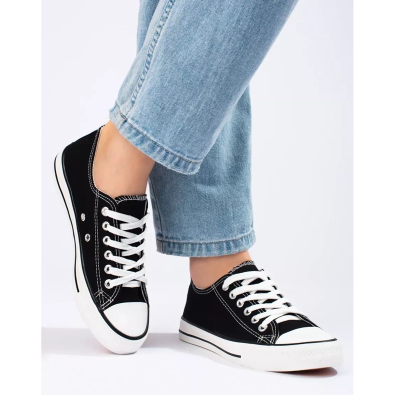 J. Star Klassiske sorte sneakers 1