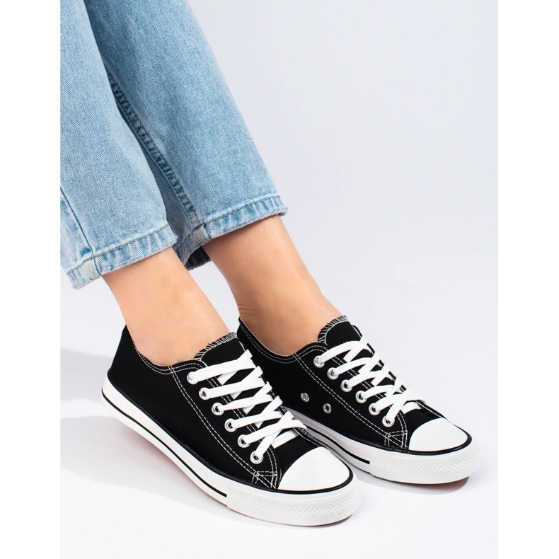 J. Star Klassiske sorte sneakers 2