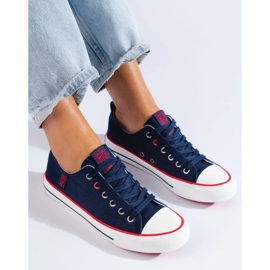 Big Star Sneakers til kvinder JJ274121 blå 2